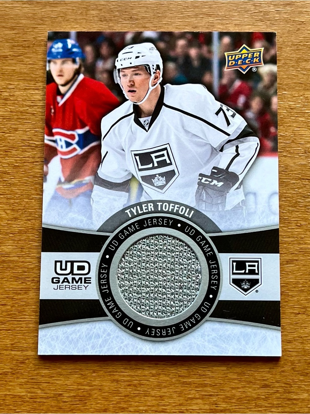 2015-16 UD Series One Tyler Toffoli LA Kings UD Game Jersey Memorabilia Card